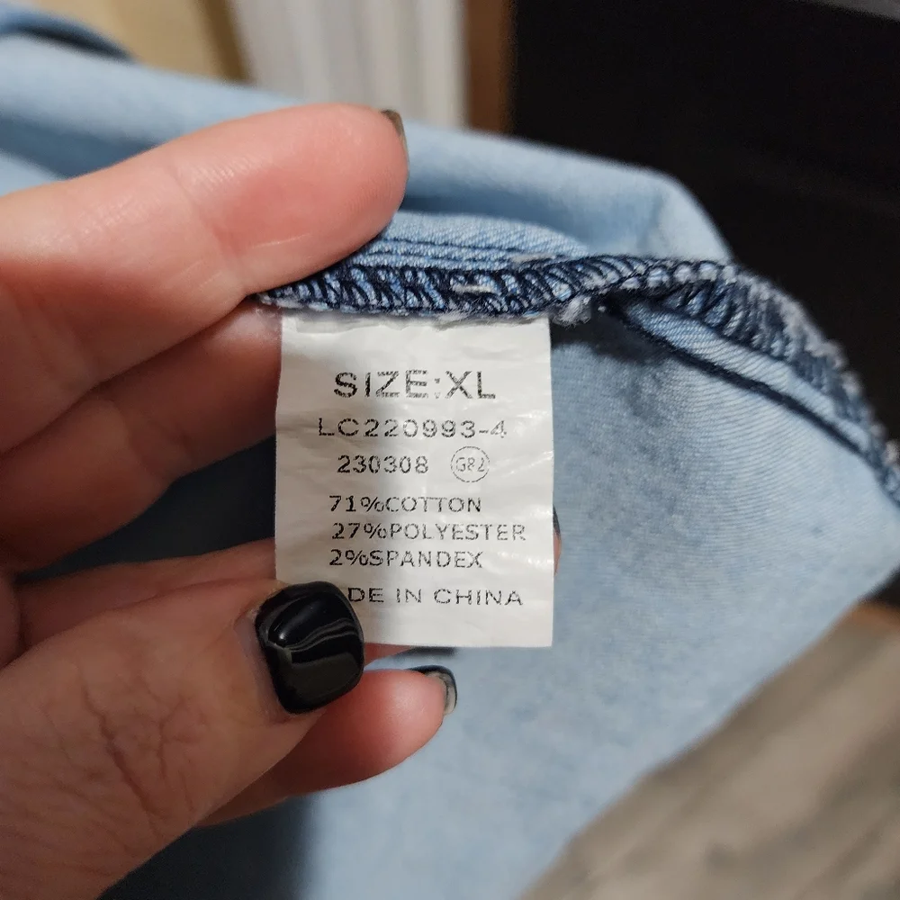 Denim Sleeveless Dress - Picture 2 of 4